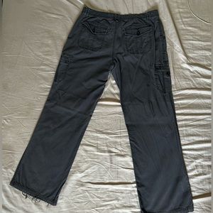 Flared Gray Cargo pants